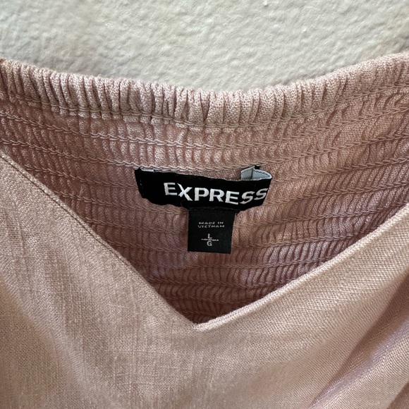 Express Size Large Light Pink Top - Picture 4 of 6